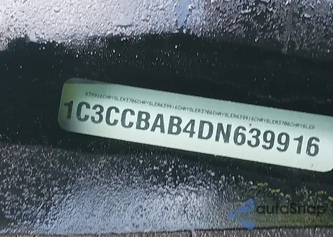 2013 Chrysler 200 Lx from USA, damaged, VIN 1C3CCBAB4DN639916